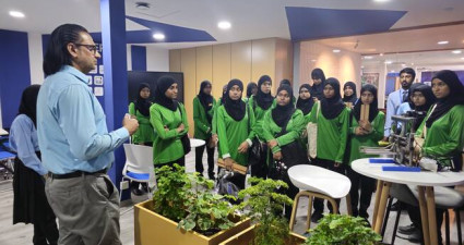 Villa College Organizes Career Guidance Session for Maafushi School Students