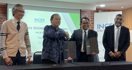 VILLA COLLEGE SIGNS MOU WITH INCEIF IN MALAYSIA FOR JOINT EDUCATIONAL PROGRAMMES