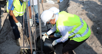 THE FOUNDATION STONE LAYING CEREMONY FOR THE K. THULUSDHOO POLYTECHNIC INSTITUTE